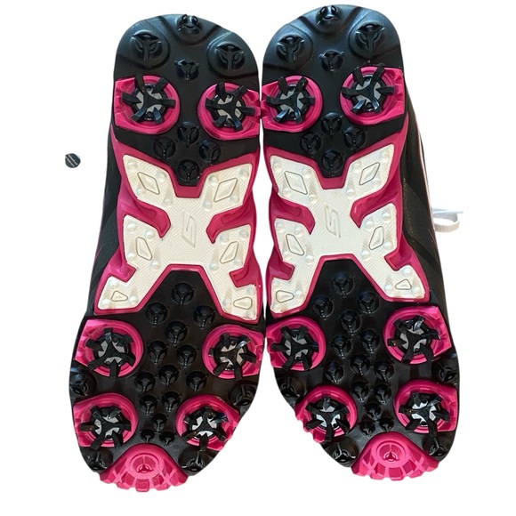 Skechers Women's GoGolf Blade Black & Pink Golf Shoes 9 New Without Box - Picture 6 of 13